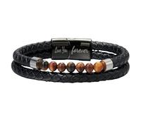 Pulsera De Protección De Ojo De Tigre Para Hombre, De Mamá, Brazalete De Cuentas De Piedra Natural, Pulsera Unisex, Grabada Con "Te Amo Para Siempre", Joyería, Regalo Para Hombres, Para Mi Alma G