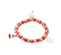Pulsera de regalo genérica para hombres joyería muñeco de nieve Papá Noel San Valentín colores pareja junco con anillos, talla única, Metal, No es una piedra preciosa