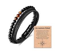 Pulsera de regalo para mi nieto de abuela, regalo de 18 cumpleaños, pulseras de Navidad, regalos para niños