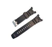 Pulsera de reloj de goma apta for Casio Pro-trek PRG-40 PRG-240 Series Correa negra apta for Casio PRG40 PRG240 /PAG-40/3246/3372 Accesorios de pulsera