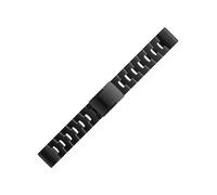 Pulsera de reloj de metal de titanio de ajuste rápido compatible con correa de pulsera for Garmin Fenix8 7X 7 6X Pro 5X Plus/Instinct/Epix(Black,Quick Fit 26mm)