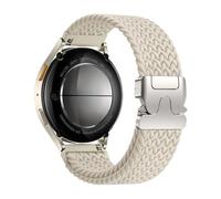 Pulsera de reloj de nylon trenzado Correa deportiva elástica con hebilla de paracaídas segura - Compatible With Samsung Galaxy Watch 7/FE/6/5/4/3 & Watch 5 Pro & 6/4 Classic & Gear S3/S2, Luz estelar