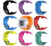 Pulsera de repuesto, pulsera ajustable de silicona suave como repuesto con herramienta para Garmin Forerunner 10 / Forerunner 15 GPS Running Watch