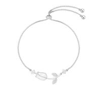 Pulsera de San Valentín genérica con 2 anillos de flores ajustables pulseras Spring Flower Pulseras para la madre del día de cumpleaños para la mujer mamá con hombres pulsera inoxidable anillos, talla