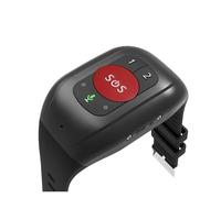 Pulsera de Seguimiento GPS 4G for Personas Mayores, localizador Inteligente con Alerta detección caídas, botón SOS, Llamada Emergencia, rastreador Impermeable 1000 mAh(Red)