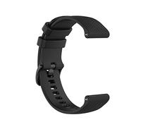 Pulsera de silicona de repuesto para pulsera deportiva compatible con Garmin Venu, vivomove3, vivomove Luxe, vivomove Style, vivomove HR, vivoactive3 Music,forerunner245music/645music (negro)