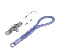 Pulsera de silicona para control remoto para Dji Rc Plus Rc2, correa de seguridad ajustable con gancho de metal fuerte, incluye adaptador de 1/4 y tornillos, color morado grisáceo para un
