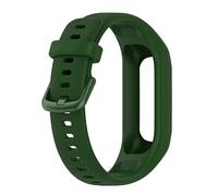 Pulsera de Silicona para Garmin Vivosmart 5 pulsera, Color Suave Integrado Reloj Correas de Repuesto Pulseras Pulsera Caso Cubierta Accesorios para Vivosmart 5 Inteligente Pulsera (verde militar)