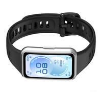Pulsera de silicona suave para HUAWEI Band 11/11 PRO, cómoda correa de repuesto ajustable, fácil de instalar (negro)
