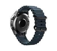 Pulsera de silicona Wave Ocean Quick Fit for Garmin Fenix 8, 7, 6 y 5(Dark blue,26MM)