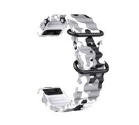 Pulsera de silicona Wave Ocean Quick Fit for Garmin Fenix 8, 7, 6 y 5(WhiteCamouflage,22MM)