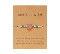 Pulsera de tarjeta de papel tejida a mano de amor para niñas, accesorios de pulsera, pulsera para mujer, regalo de pulsera ancha, talla única, Algodón, Sin gemas