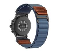 Pulsera de tela compatible con Fossil GEN 6 44 mm pulsera de cuero y nailon, fácil montaje, correa de repuesto para Fossil GEN 6 44 mm, transpirable, ajustable, brazalete deportivo para hombre y mujer