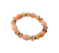 Pulsera de tela para hombre con grabado multicolor, pulseras sencillas y frescas para enviar regalos a novias y amigos Historia Pulsera de cuero, talla única, Vidrio, No es una piedra preciosa