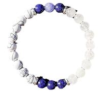 Pulsera de tenis del zodiaco: energía cósmica, poder personal, blanco, length-20cm