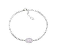 Pulsera De Tenis Para Mujer Amen MILAGROSA En Plata 925 Código BTMISMBROZ16