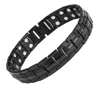 Pulsera de titanio para terapia de campo magnético para alivio del dolor de artritis y túnel carpiano