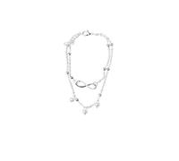 Pulsera de tobillo - Mujeres Infinity Love Pulsera de doble cadena con tobillera Beach Pearl Barefoot Jewellery Elegante y popular Fashion Processing