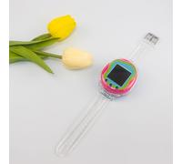 Pulsera de TPU para Tamagotchi Uni, para niños y adolescentes de 16 a 22 cm (marfil)