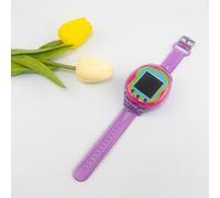 Pulsera de TPU para Tamagotchi Uni, para niños y adolescentes de 16 a 22 cm (morado)