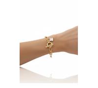 Pulsera de trébol de nácar en capas elegante minimalista joyería de moda regalo para ella