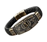 Pulsera de Veterano Muñequera de Ajuste Cómodo y Joyería de Colección