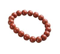 Pulsera de vidrio con abalorio de 10 mm, joyería de energía curativa hecha a mano, pulsera elástica unisex (varios cristales), Una talla, No es una piedra preciosa