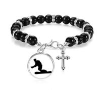 Pulsera deportiva con cuentas para jugador de esquí y esquí