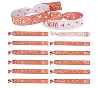 Pulsera Despedida Soltera,Pulseras The Bride y Bride Tribe Equipo,Fiesta Novia Boda Pulsera para Decoración de Fiesta de Gallina Noche (Oro rosa)