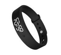 Pulsera despertador con vibración, temporizador diario con 3 alarmas de vibración, recordatorio de píldoras por día, despertador silencioso, para medicación, fitness, niños, adultos, personas mayores