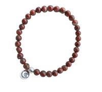 Pulsera elástica de cuentas con 33 cuentas de cristal para hombres y mujeres, unisex, elástica, Misbaha