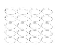 Pulsera En Acier Inoxydable, 20 Pièces, Pulsera En Fil Extensible, Pulsera En Argent Fait à La Main Pour La Fabrication De Bijoux