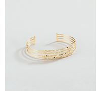 Pulsera Esclava Creobill - Dorado - Talla Única - Aleación metal con baño de oro 750/1000 - Agatha Paris