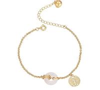 Pulsera Feng Shui, Pulsera de Donut de Jade Feng Shui, Hebilla de armonía, Moneda Antigua, Dije de Jade, Piezas de Plata Pura, Pulsera de Riqueza, Doble Felicidad, Brazalete de Jade, Colgante de