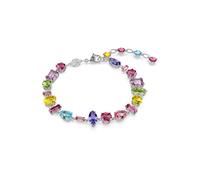 Swarovski Pulsera Gema, Tallas mixtas, Multicolor, Baño de rodio