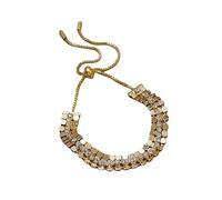 Pulsera genérica Mensajes para Pulsera Mm Joyería Ser Ajustado Pulsera Mujer Senior Sentido Pulsera Joyería Regalo Para Rosa Joyería, talla única, Metal, No es una piedra preciosa