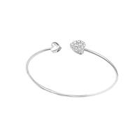 Pulsera genérica para hombre enamorado, pulsera con frases de doble corazón, pulsera para mujer, pulseras rosa, plata, clásica, pulsera, talla única, Metal, No es una piedra preciosa