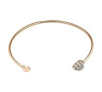 Pulsera genérica para mujer de - Vestida Confortablemen Bracellets | Accent Ttendance Bracellet para mujer Tenndance | Love Heart Boho Open Crystal Bangle para mujeres y niñas, Se référer au