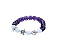 Pulsera genérica Pareja con cuentas Joyas Los mejores regalos para regalos de vacaciones Junco con cuentas Preciosas Joyas, talla única, Alloy + Glass Beads + Turquesa, No es una piedra preciosa