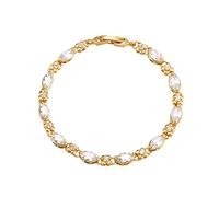 Pulsera genérica piedras acero mm anillos de oro joyas regalos para mujeres niñas cadena ajustable pulsera hombre enamorado para pulsera pulsera, talla única, Cobre aleado, No es una piedra preciosa