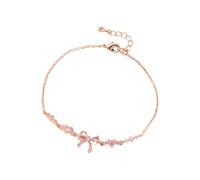 Pulsera Genérica Pulsera Luna Anillos y lazo para mujer presenta un diseño moderno. Esta pulsera es linda y adorable. Varios Par Mm Pulsera Joyería, talla única, Cobre, No es una piedra preciosa
