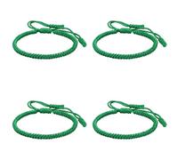 Pulsera genérica Varios regalo 4 en anillos Woven Rope Knot Pulseras para hombre Mujer Ancho muñeca Pulsera Elección Mm Joyería, One Size*4, Nankan Wire, No es una piedra preciosa