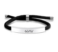 Pulsera God Is Greater Than the Highs and Lows - Elegante joyería inspirada en la fe para hombres y mujeres, símbolo de altos y bajos, diseño ajustable y cómodo, pulsera de Dios, pulseras cristianas