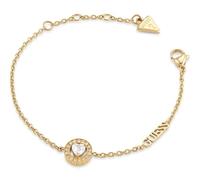 Guess Pulsera M'ama Non M'ama Corazón con cristal Oro S