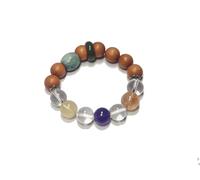 Pulsera hecha a mano de sándalo Sagitario, pulsera de piedra guardiana de amatista natural para aromaterapia, pulsera de regalo perfecta para vacaciones, atrae riqueza, garantiza la seguridad y mejora