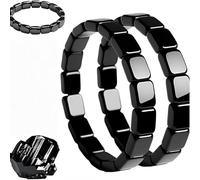 Pulsera Hemios Hematite - Inspired by Roman Generals and Viking Warriors, Daily Wear Connects the Energy Field to Naturally Boost Metabolism, Restore Confidence, Moyenne, Piedra, No es una piedra