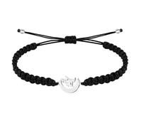 Pulsera Hilo Destino con Simbolos de acero inoxidable, amuletos de proteccion y suerte, Amuletos contra el mal de ojo - Pulsera Mujer/Pulsera Hombre (BRUJA NEGRO)