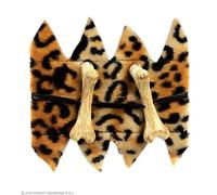 W WIDMANN Pulsera hueso y piel leopardo Cualquier día