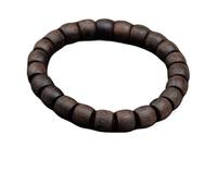 Pulsera hundida de Madera de agar Blanca vietnamita de 8 × 9 mm Cada Cuenta es regordeta y con Mucho Cuerpo Fragancia: Notas afrutadas, Dulces, exquisitas y parecidas a Nubes 11,4 Gramos