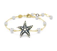 Pulsera Idyllia, Crystal pearls, Estrella de mar, Multicolor, Baño tono oro OS